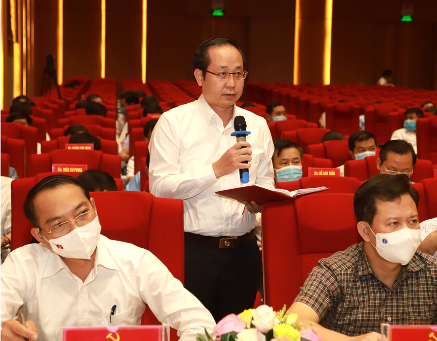 Bí thư Huyện ủy Bắc Quang Hà Việt Hưng cho rằng nên xây dựng một thương hiệu hàng hóa chung về chè Hà Giang.