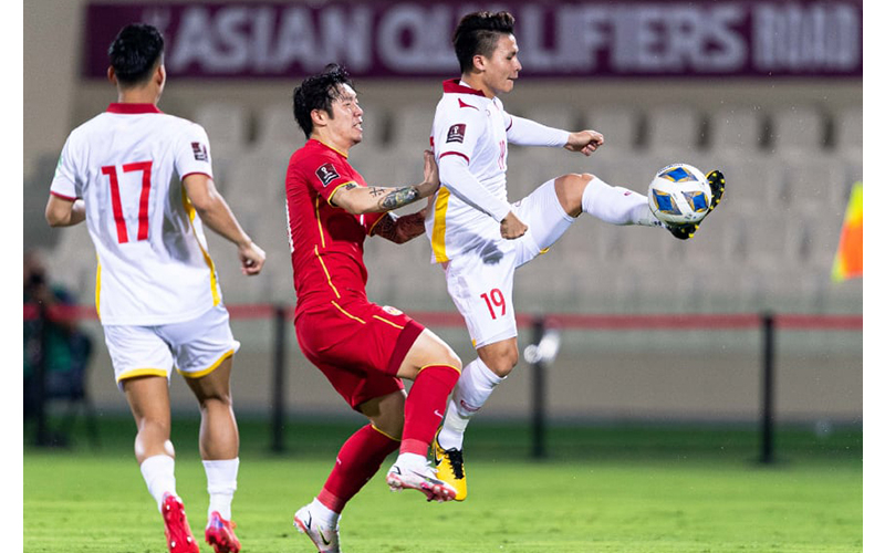 Việt Nam đã chơi một trận không hề tồi trước đối thủ mạnh Trung Quốc.