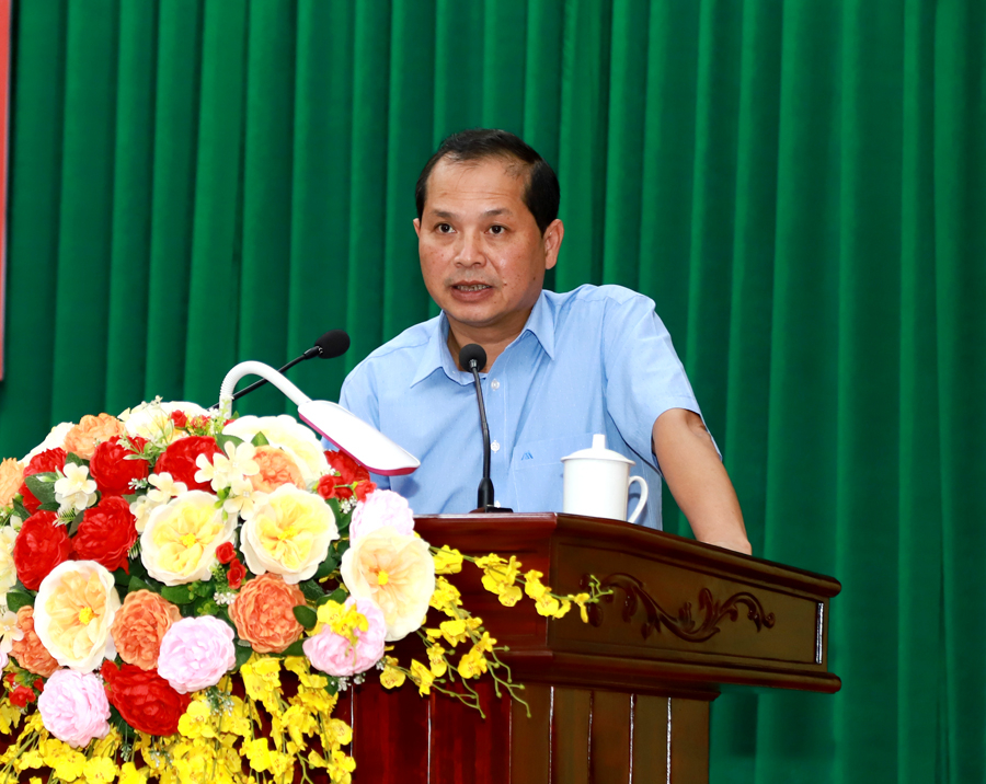 Chủ tịch UBND thành phố Hà Giang Nguyễn Danh Hùng tiếp thu, trả lời các ý kiến thuộc thẩm quyền