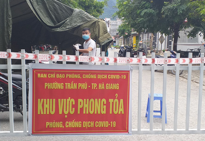 Phong tỏa tổ 17, phường Trần Phú từ chiều ngày 30.10 vì có các F0