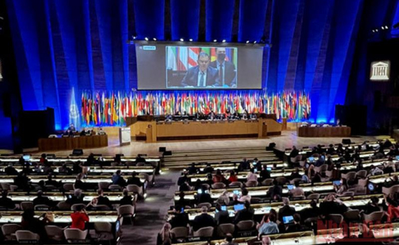 Phiên họp toàn thể Đại hội đồng UNESCO lần thứ 41 tại Paris.